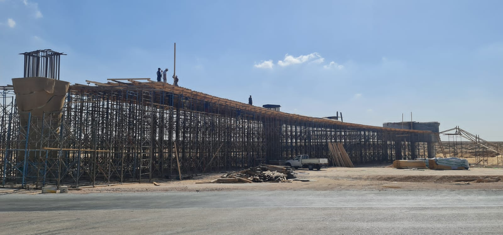 Development and duplication works on 3 bridges on the Gamasa tributary, Mansoura, Damira Bridge